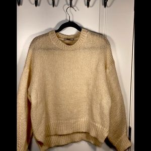 Cream sweater